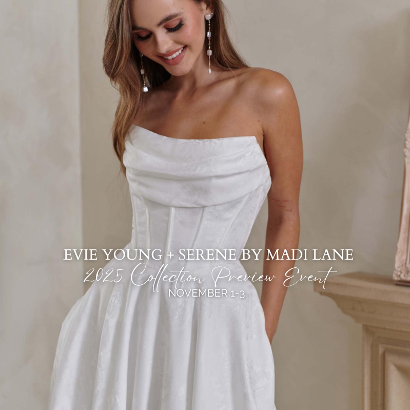 Evie Young & Serene by Madi Lane 2025 Collection Preview Main Image