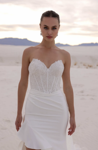 Jimme Huang Style #Melani HG-10161 #0 default Ivory/nude tulle thumbnail