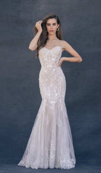 Allure Bridal Style #C721L #0 default Champagne/Nude/Ivory thumbnail
